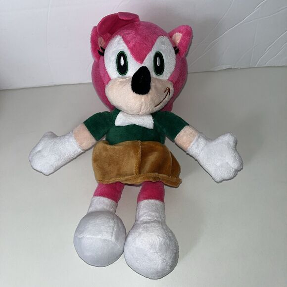 Sonic The Hedgehog Amy Rose Plush Toy Stuffed Animal 12" - Picture 1 of 6